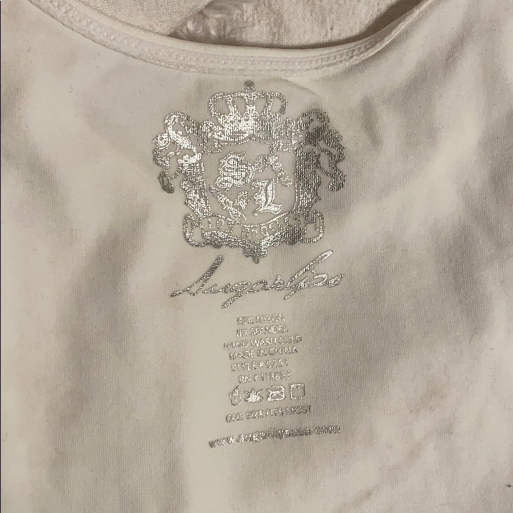 Sugarlips Seamless White Tank Top